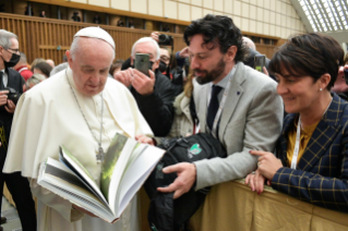 13-To the delegation which donated the Christmas Tree and the Nativity Scene in St. Peter's Square and the Paul VI Hall