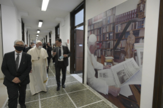 4-Visite du Saint-Père à la communauté de travail du Dicastère pour la Communication