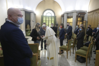 3-Visite du Saint-Père à la communauté de travail du Dicastère pour la Communication