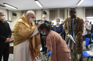 19-Visita del Santo Padre alla Comunit&#xe0; di lavoro del Dicastero per la Comunicazione