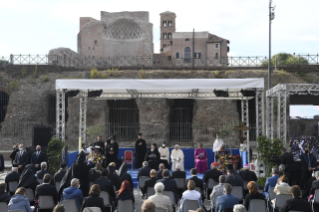 9-Cérémonie de clôture de la Rencontre de Prière pour la Paix organisée par la Communauté de Sant’Egidio : Religions et cultures en dialogue « Peuples frères, terre future »