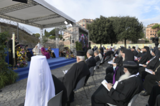 11-Cérémonie de clôture de la Rencontre de Prière pour la Paix organisée par la Communauté de Sant’Egidio : Religions et cultures en dialogue « Peuples frères, terre future »