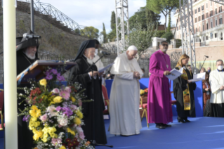 17-Cérémonie de clôture de la Rencontre de Prière pour la Paix organisée par la Communauté de Sant’Egidio : Religions et cultures en dialogue « Peuples frères, terre future »