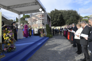 19-Concluding ceremony of the Prayer for Peace Meeting organized by the St. Egidio Community: "Peoples as Brothers, Future Earth. Religions and Cultures in Dialogue"