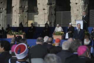 20-Concluding ceremony of the Prayer for Peace Meeting organized by the St. Egidio Community: "Peoples as Brothers, Future Earth. Religions and Cultures in Dialogue"