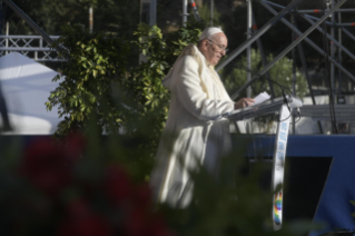 22-Cérémonie de clôture de la Rencontre de Prière pour la Paix organisée par la Communauté de Sant’Egidio : Religions et cultures en dialogue « Peuples frères, terre future »