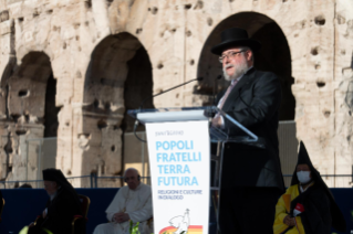 28-Concluding ceremony of the Prayer for Peace Meeting organized by the St. Egidio Community: "Peoples as Brothers, Future Earth. Religions and Cultures in Dialogue"