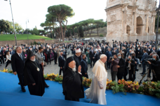 38-Concluding ceremony of the Prayer for Peace Meeting organized by the St. Egidio Community: "Peoples as Brothers, Future Earth. Religions and Cultures in Dialogue"
