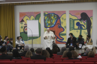 7-Pope Francis meets the Young People of the Scholas Community