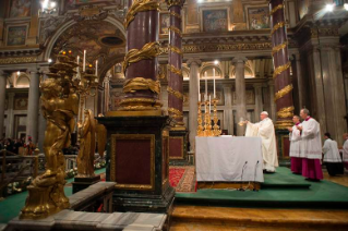 18-Außerordentliches Jubiläum der Barmherzigkeit: Heilige Messe und Öffnung der Heiligen Pforte in der Basilika Santa Maria Maggiore 