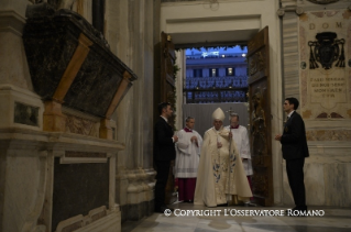 3-Außerordentliches Jubiläum der Barmherzigkeit: Heilige Messe und Öffnung der Heiligen Pforte in der Basilika Santa Maria Maggiore 