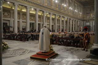 14-Außerordentliches Jubiläum der Barmherzigkeit: Heilige Messe und Öffnung der Heiligen Pforte in der Basilika Santa Maria Maggiore 