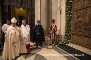 0-Misa y apertura de la Puerta santa de la Basílica de Santa María la Mayor