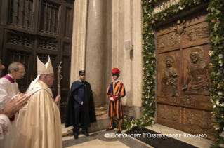 2-Außerordentliches Jubiläum der Barmherzigkeit: Heilige Messe und Öffnung der Heiligen Pforte in der Basilika Santa Maria Maggiore 