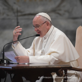 24-Retiro espiritual impartido por el Papa Francisco con ocasi&#xf3;n del Jubileo de los sacerdotes. Primera meditaci&#xf3;n