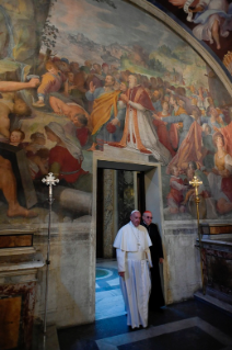 5-Retiro espiritual guiado pelo Papa Francisco por ocasião do Jubileu dos Sacerdotes. Primeira meditação