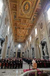 11-Retiro espiritual impartido por el Papa Francisco con ocasi&#xf3;n del Jubileo de los sacerdotes. Primera meditaci&#xf3;n