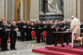 14-Ritiro spirituale guidato da Papa Francesco in occasione del Giubileo dei sacerdoti. Prima meditazione