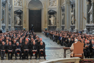 15-Retiro espiritual guiado pelo Papa Francisco por ocasião do Jubileu dos Sacerdotes. Primeira meditação