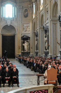 17-Retiro espiritual guiado pelo Papa Francisco por ocasião do Jubileu dos Sacerdotes. Primeira meditação