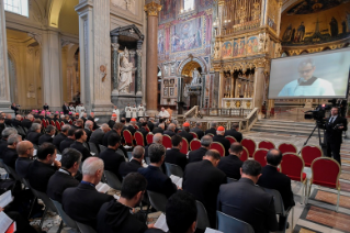 18-Retiro espiritual impartido por el Papa Francisco con ocasi&#xf3;n del Jubileo de los sacerdotes. Primera meditaci&#xf3;n