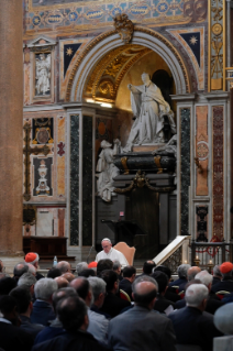 21-Retiro espiritual guiado pelo Papa Francisco por ocasião do Jubileu dos Sacerdotes. Primeira meditação