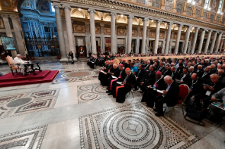 8-Retraite spirituelle guid&#xe9;e par le Pape Fran&#xe7;ois &#xe0; l'occasion du Jubil&#xe9; des pr&#xea;tres. Deuxi&#xe8;me m&#xe9;ditation