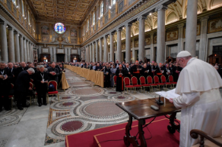 16-Retraite spirituelle guid&#xe9;e par le Pape Fran&#xe7;ois &#xe0; l'occasion du Jubil&#xe9; des pr&#xea;tres. Deuxi&#xe8;me m&#xe9;ditation