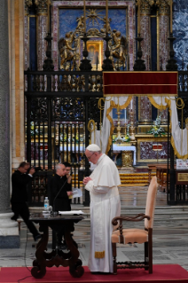 17-Retraite spirituelle guid&#xe9;e par le Pape Fran&#xe7;ois &#xe0; l'occasion du Jubil&#xe9; des pr&#xea;tres. Deuxi&#xe8;me m&#xe9;ditation