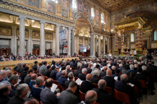 20-Retraite spirituelle guid&#xe9;e par le Pape Fran&#xe7;ois &#xe0; l'occasion du Jubil&#xe9; des pr&#xea;tres. Deuxi&#xe8;me m&#xe9;ditation