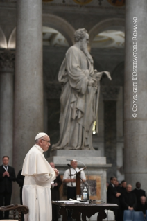 23-Retiro espiritual impartido por el Papa Francisco con ocasi&#xf3;n del Jubileo de los sacerdotes. Tercera meditaci&#xf3;n