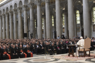 24-Spiritual Retreat given by Pope Francis on the occasion of the Jubilee for Priests. Third meditation