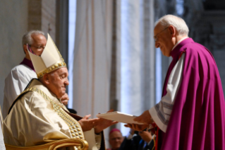 9-Ascension du Seigneur – Remise et lecture de la Bulle d'indiction du Jubilé 2025 et secondes vêpres 