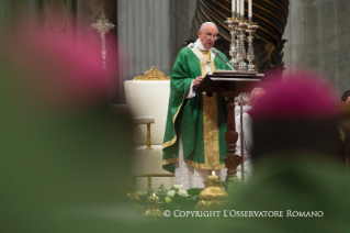 17-XXVII Domingo do Tempo Comum - Santa Missa de abertura da XIV Assembleia Geral do Sínodo dos Bispos