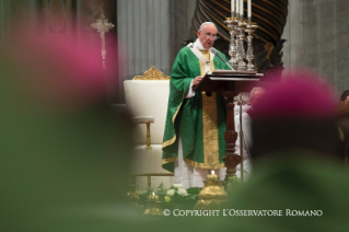 17-XXVII Domenica del Tempo Ordinario - Santa Messa per l'apertura della XIV Assemblea Generale Ordinaria del Sinodo dei Vescovi