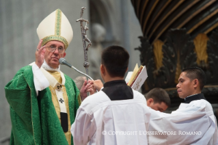 22-XXVII Domenica del Tempo Ordinario - Santa Messa per l'apertura della XIV Assemblea Generale Ordinaria del Sinodo dei Vescovi