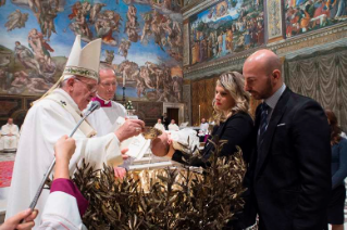 11-Feast of the Baptism of the Lord - Holy Mass and administration of the Sacrament of Baptism to new-born babies