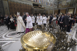 22-Fête du Baptême du Seigneur - Messe et Baptême de quelques enfants