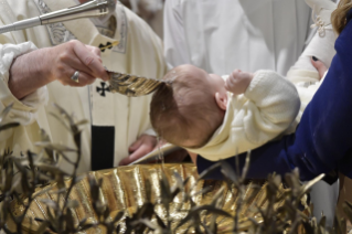 7-Fiesta del Bautismo del Señor - Santa Misa y bautismo de algunos niños