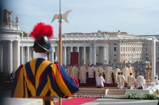 7-XXIX<sup>e</sup> dimanche du temps ordinaire - Messe et canonisation 