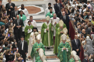 8-XXX Domenica del Tempo Ordinario – Santa Messa per la conclusione della XV Assemblea Generale Ordinaria del Sinodo dei Vescovi