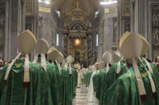 6-XXX Domenica del Tempo Ordinario – Santa Messa per la conclusione della XV Assemblea Generale Ordinaria del Sinodo dei Vescovi