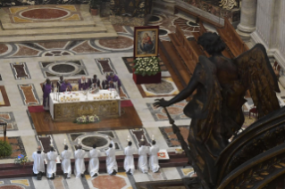 9-Celebración eucarística con el rito zaireño presidida por el Santo Padre Francisco con ocasión del 25 aniversario de la Capellanía católica congoleña de Roma