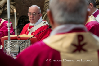 10-Papal Mass in commemoration of the Cardinals and Bishops deceased during the course of this past year