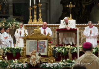 9-عظة قداسة البابا فرنسيس قداس ليلة عيد الميلاد - 24 ديسمبر / كانون الأول 2014