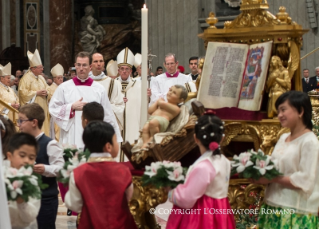 5-عظة قداسة البابا فرنسيس قداس ليلة عيد الميلاد - 24 ديسمبر / كانون الأول 2014