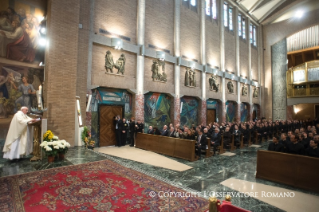 1-Celebrazione Eucaristica al Pontificio Collegio Americano del Nord