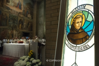 0-Celebración Eucarística en el Pontificio Colegio Americano del Norte