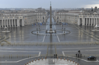 4-Moment of prayer and “Urbi et Orbi” Blessing presided over by Pope Francis  