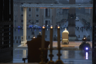 7-Moment of prayer and “Urbi et Orbi” Blessing presided over by Pope Francis   